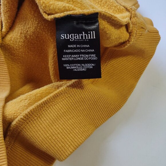 Sugarhill Brighton Vibrant Embroidered Magnifique Sweatshirt Boho Fun Sz Small - Picture 10 of 10